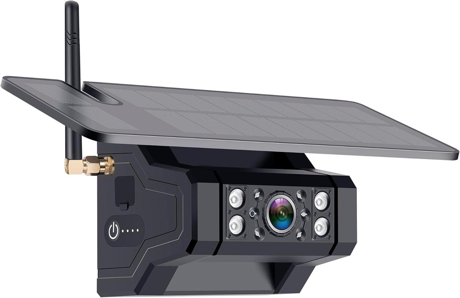 Pemacom  P16 Magnetic Solar Portable RV Backup Camera - Black - Premium