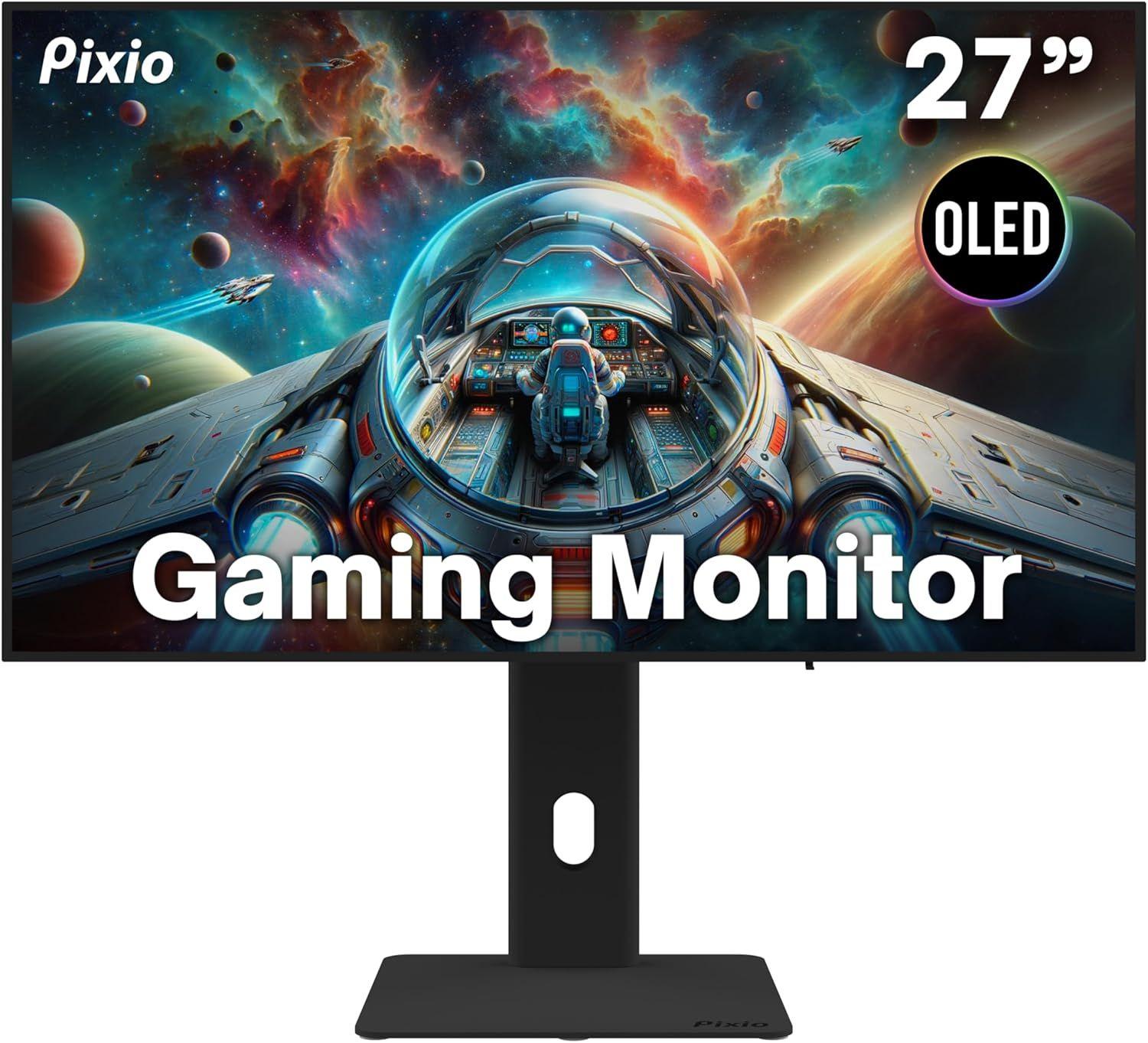 Pixio  PX277 OLED Max Gaming Monitor 27" - Black - 27 Inch - Excellent