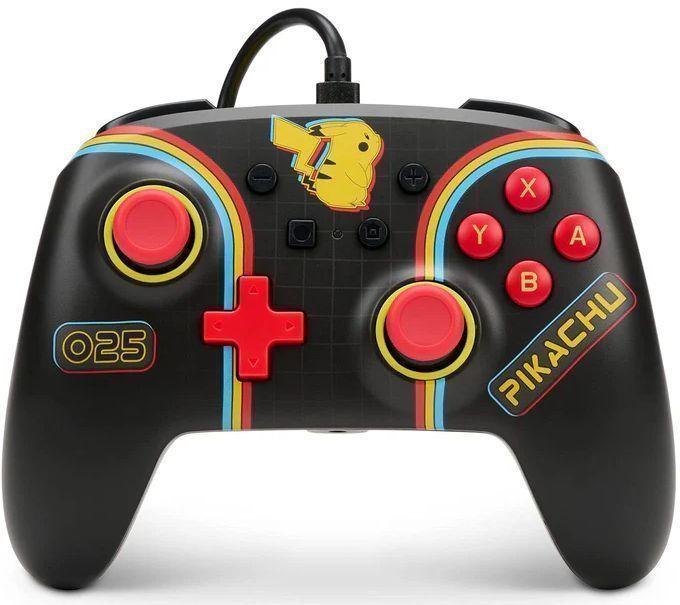 PowerA Enhanced Wired Controller for Nintendo Switch - Pikachu Arcade - Premium