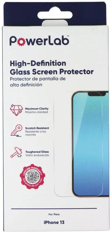 PowerLab High-Definition Glass Screen Protector for iPhone 13