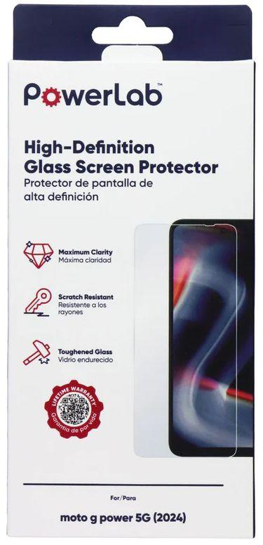 PowerLab High-Definition Glass Screen Protector for Motorola Moto G Power 5G (2024)