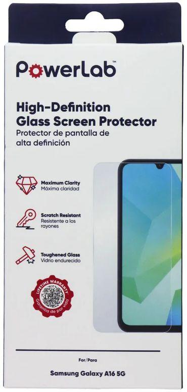 PowerLab High-Definition Glass Screen Protector for Samsung Galaxy A16 5G