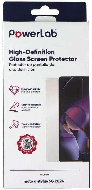 PowerLab Tempered Glass Screen Protector for Motorola Moto G Stylus 5G (2024)