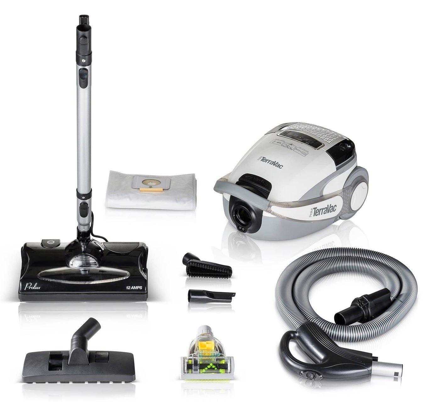 Prolux  Terravac 5 Speed Quiet Vacuum Cleaner with Sealed HEPA Filter - White - Excellent