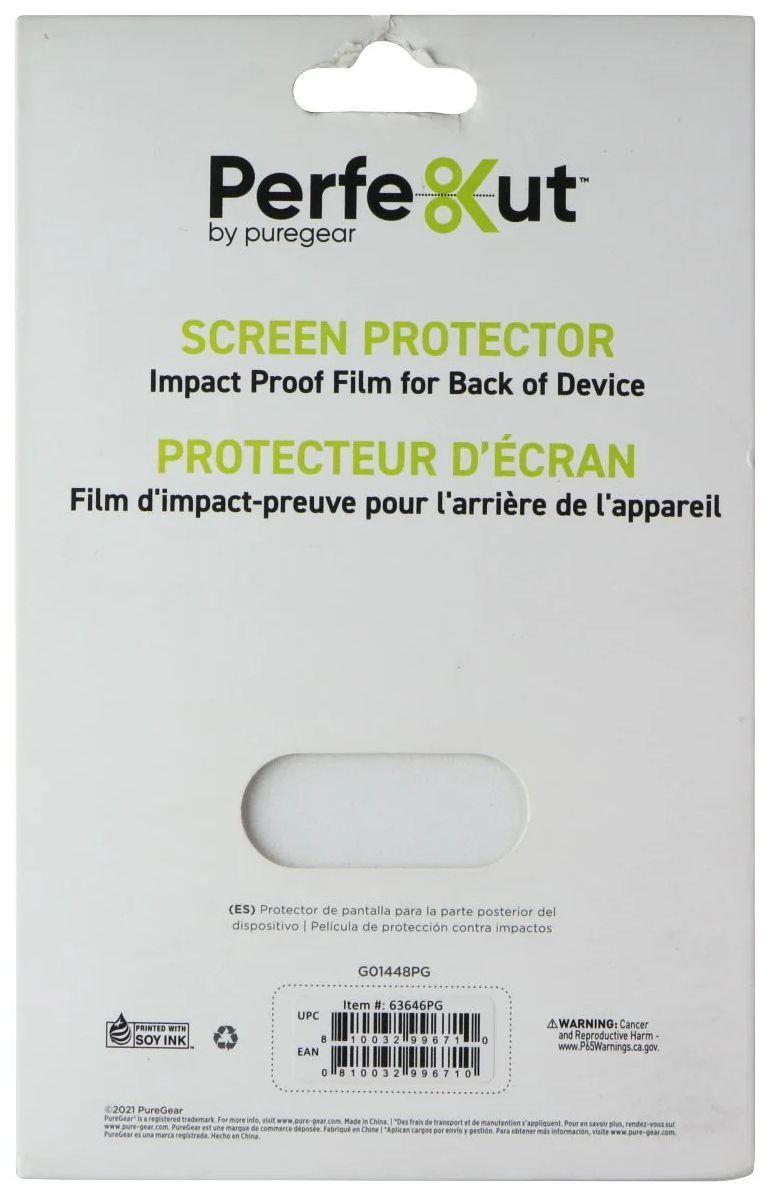 PureGear Perfekut Tempered Glass Screen Protector Film for Back of Device - White Sparkle - Brand New