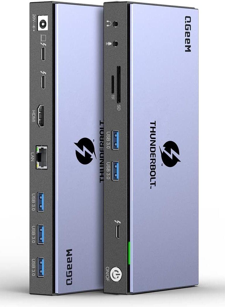 QGeeM 16 in 1 Universal USB C Thunderbolt 4 Docking Station