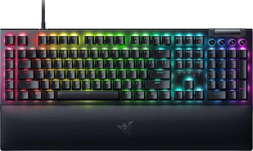 Razer BlackWidow V4 Mechanical Gaming Keyboard (Green Switch) - Black - Excellent