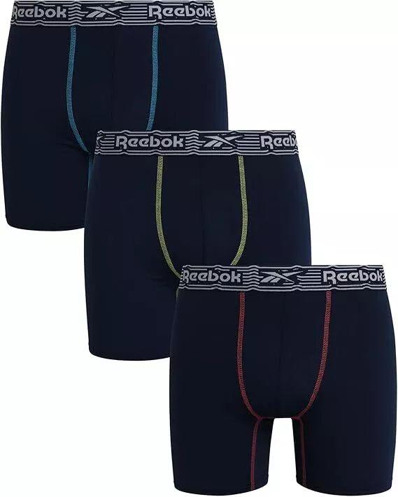 Reebok 3 Pack Performance Training Boxer Briefs (P32) Medium - Multicolor - Brand New