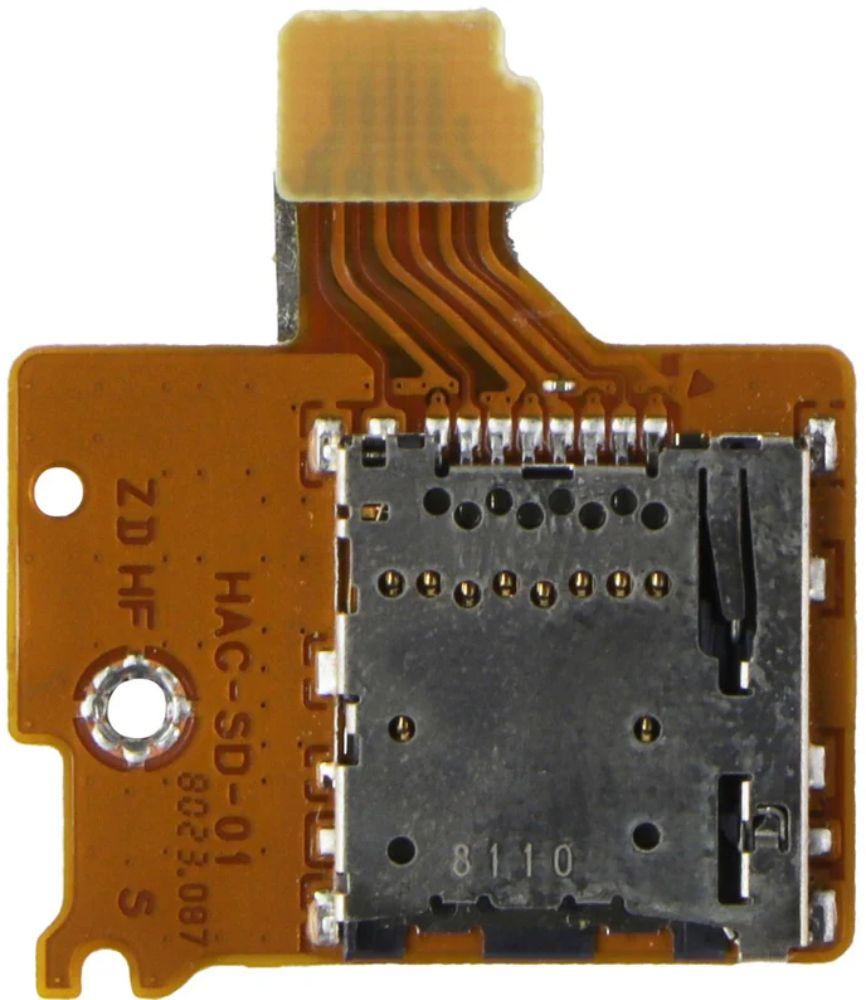 Repair Part OEM Pull Micro SD Card Reader Port for Nintendo Switch Console - Brown - Excellent