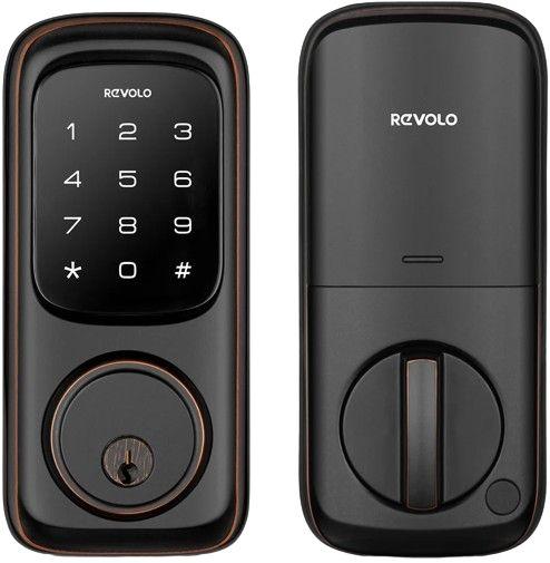 Revolo  RE002 Keyless Entry Door Lock Affordable Smart Lock - Oil-Rubbed Bronze - Excellent