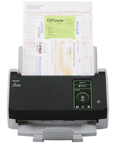 Ricoh  FI-8040 Desktop Scanner Premium Bundle with 4-Year Advance Exchange Warranty - White - Excellent