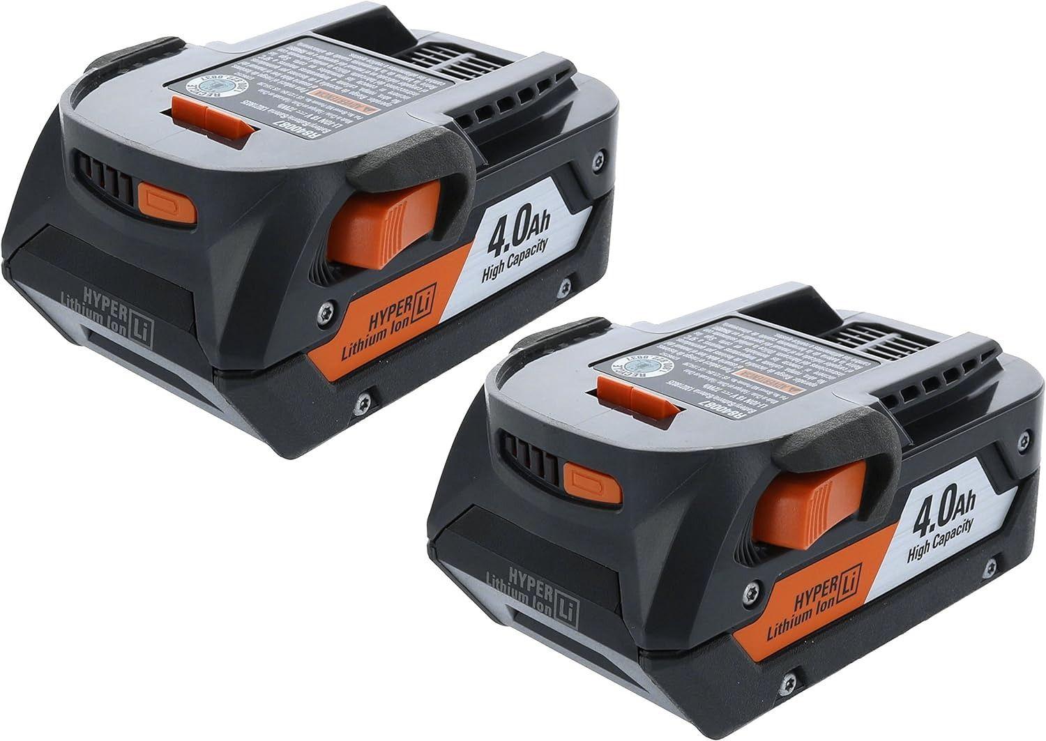 Ridgid  AC840087P 18 Volt 4 Amp Hour Lithium-Ion Battery - Black - Excellent