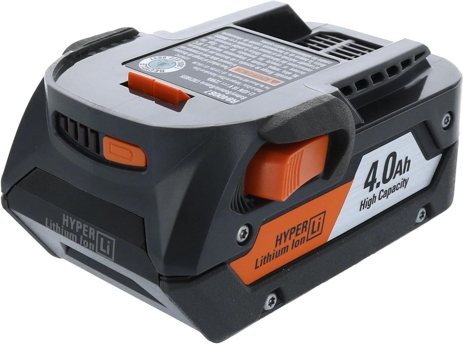 Ridgid  Genuine OEM R840087 18V Hyper Lithium-Ion 4AH Single Battery - Black - Excellent