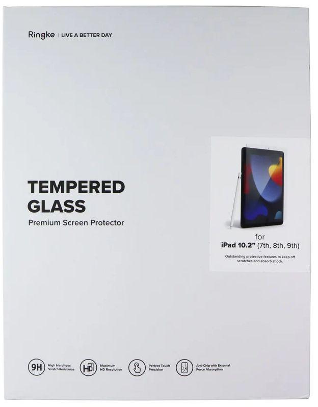 Ringke Tempered Glass Screen Protector for iPad 10.2inch (7th/8th/9th Gen) - Clear - Brand New