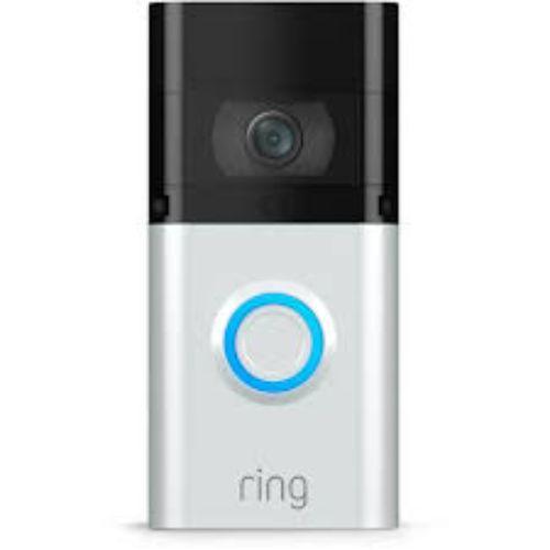 Ring Video Doorbell 3 - Satin Nickel - Premium