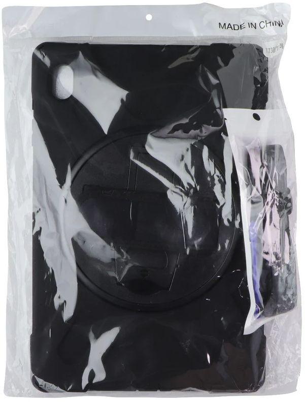 Rugged Hand Strap Tablet Case with Kickstand for Samsung Galaxy Tab S7/S7 FE - Black - Brand New