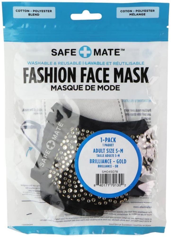 Safe+Mate x BRILLIANCE Washable Cloth Face Mask with Filter Adult S/M (1 Pack)