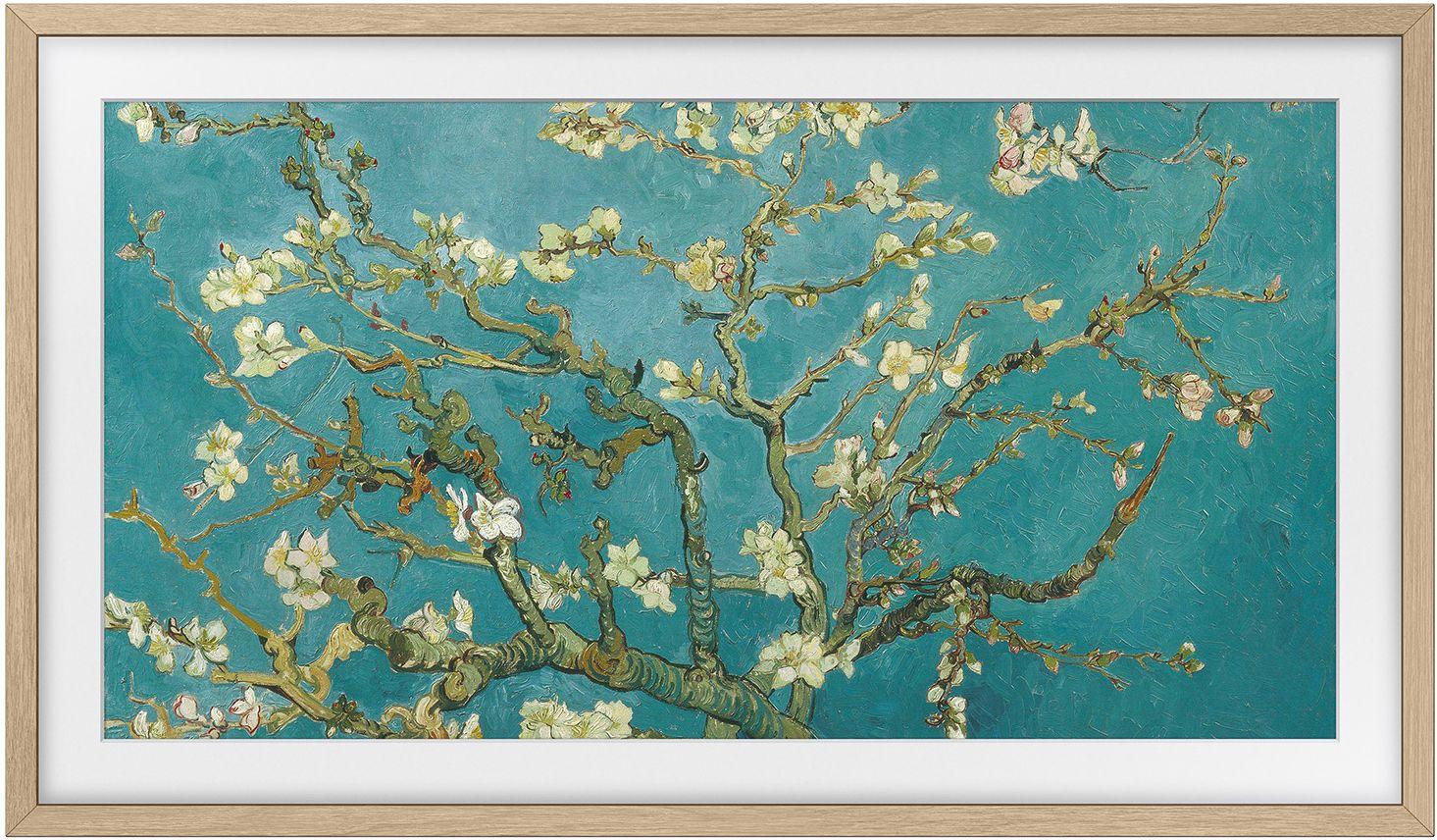 Samsung 50" The Frame Customizable Bezel VG-SCFA50TKBZA - Modern Teak - Brand New