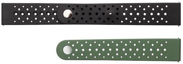 Samsung  Braloba Rubber Band for Galaxy Watch Active (20mm) - Black/Khaki - Brand New