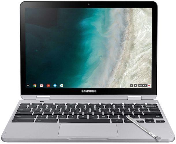 Samsung Chromebook Plus V2 (2-In-1) Laptop 12.2" Intel Celeron 3965Y 1.50GHz in Light Titan in Acceptable condition
