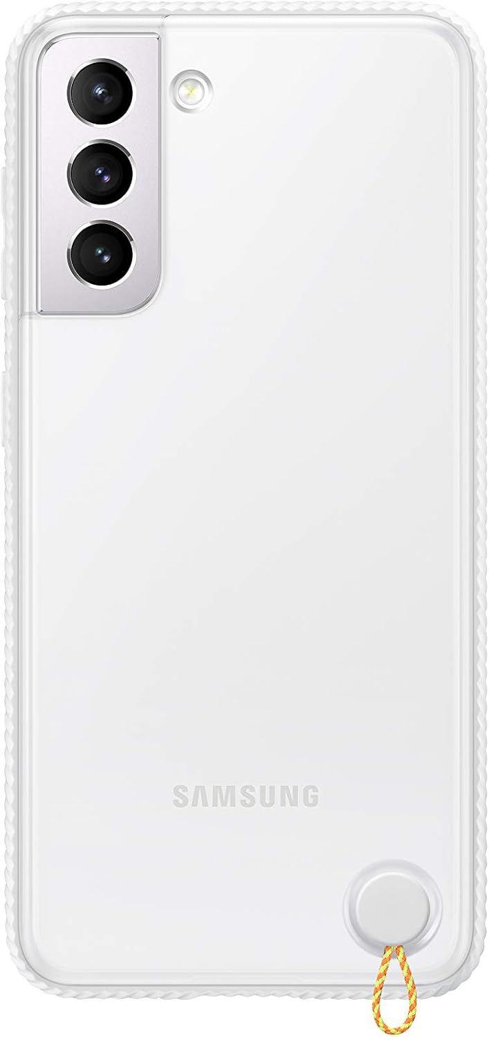 Samsung Clear Protective Cover Phone Case for Galaxy S21 - White - Acceptable