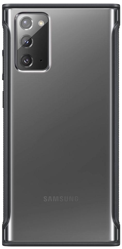 Samsung Clear Protective Phone Case for Galaxy Note20 5G - Black - Acceptable