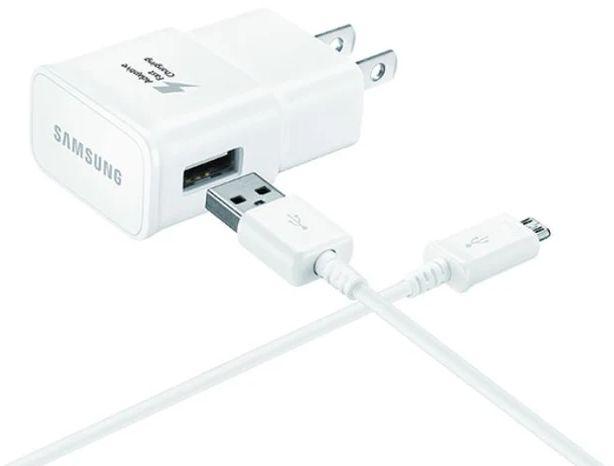 Samsung EP-TA20JWE Fast Charge Travel Charger with USB To Micro USB Cable - White - Brand New