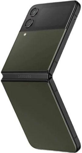 Galaxy Z Flip 4 256GB Unlocked in Bespoke Edition (Black/Khaki/Khaki) in Acceptable condition