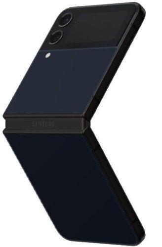 Galaxy Z Flip 4 256GB Unlocked in Bespoke Edition (Navy/Black/Navy) in Acceptable condition