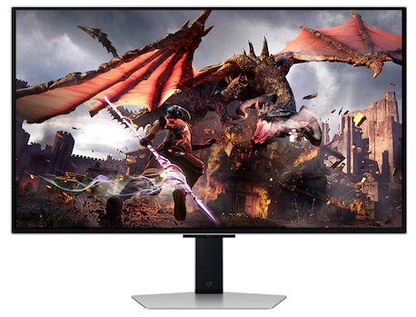 Samsung Odyssey QD-OLED G8 G80SD Gaming Monitor 32" - Silver - 32 Inch - Excellent