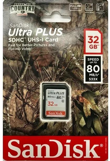 SanDisk SDSDUWC-032G-AWPWN 32GB Mossy Oak Ultra Plus SD Card