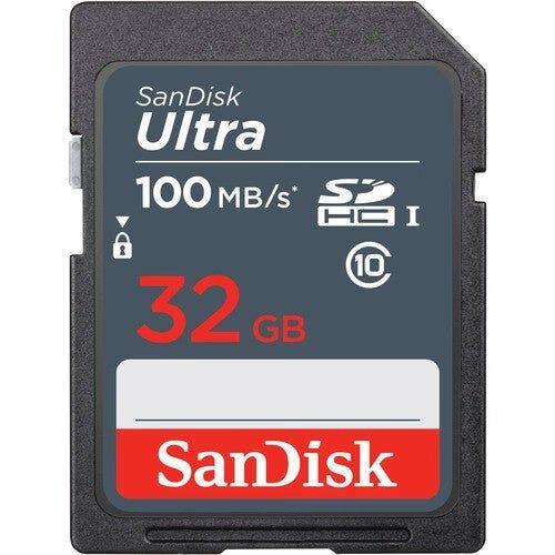 Refurbished SanDisk Ultra 32GB SDHC SDXC SD C10 Memory Card (100MB/s) - Reebelo US
