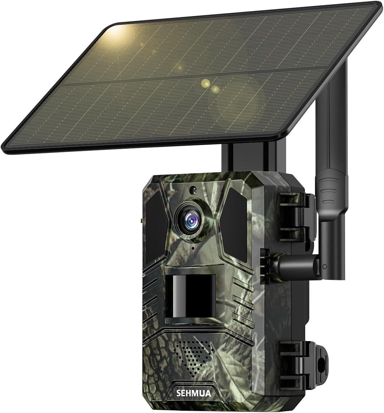 SEHMUA  4G LTE Trail Cameras 3rd Gen Live Streaming Camera - Green Camo - Excellent