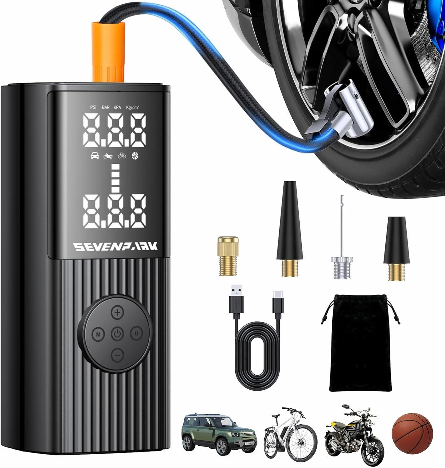 Sevenpark Tire Portable Inflator 20000 Mah Air Compressor P0008