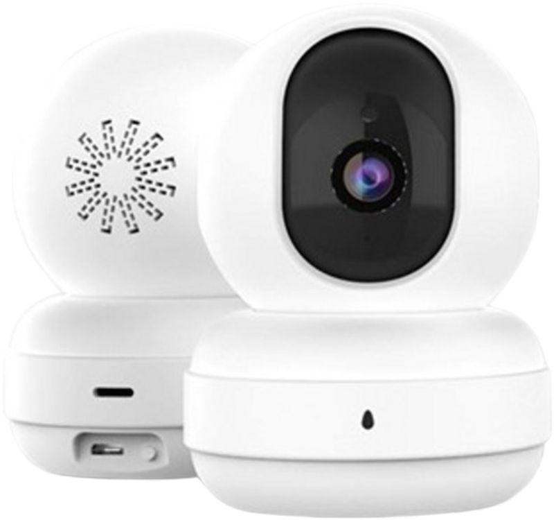 Sharper Image  SVC565WH Pan/Tilt HD Wi-Fi Security Camera - White - Excellent