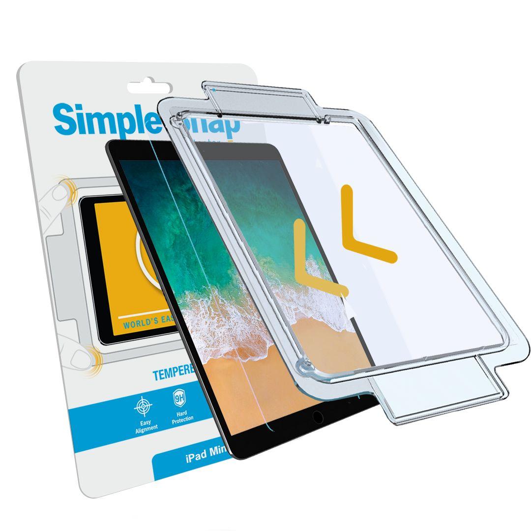 Simple Snap  Tempered Glass Screen Protector for iPad Mini 1/2/3 - Clear - Brand New
