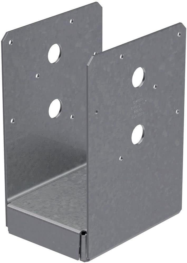 Simpson Strong-Tie ABU46Z ZMAX Galvanized Adjustable Standoff Post Base for 4x6 - Grey - Premium