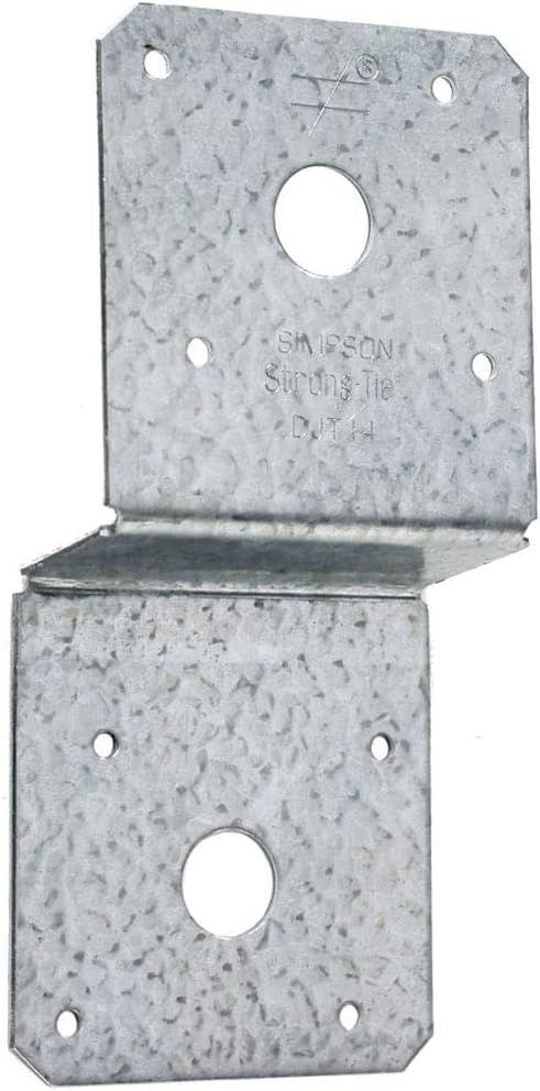 Simpson Strong-Tie  DJT14Z DJT 14-Gauge ZMAX Galvanized Deck Joist Tie 2 x 1 - Grey - Premium