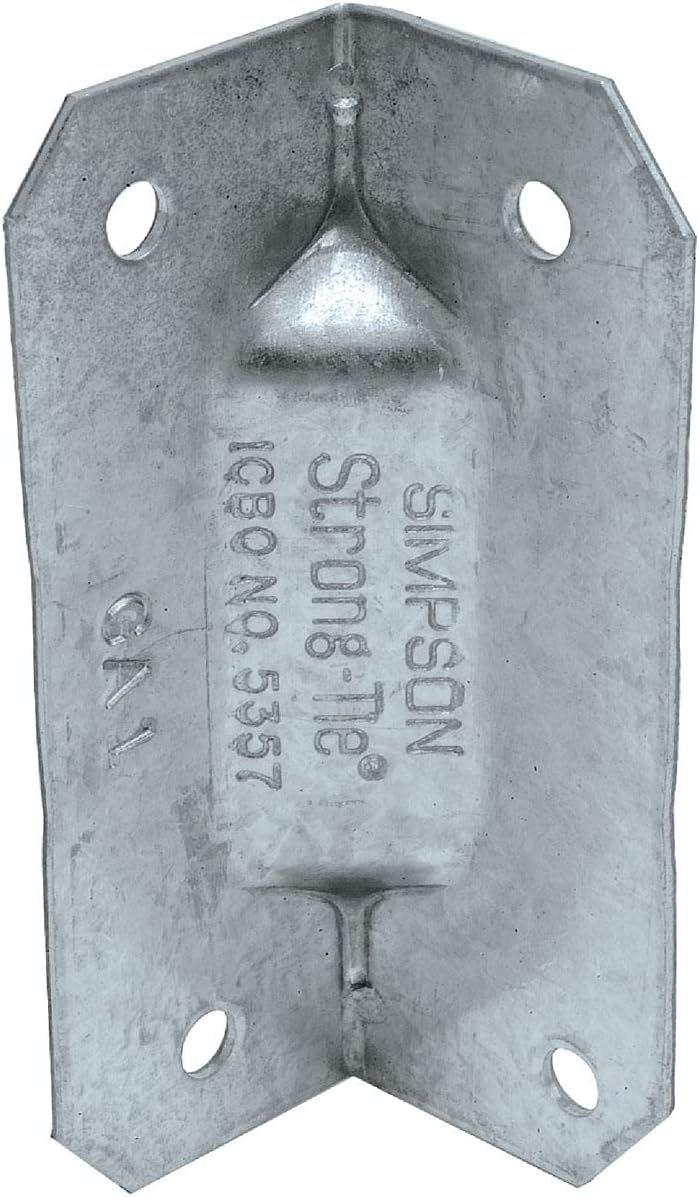 Simpson Strong-Tie  Gusset Angle 2-3/4" L Fasteners 6-10D - Grey - Premium