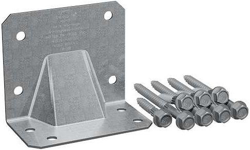 Simpson Strong-Tie HGA10KT Gusset Angle Bracket Kit with Screws - Grey - Premium