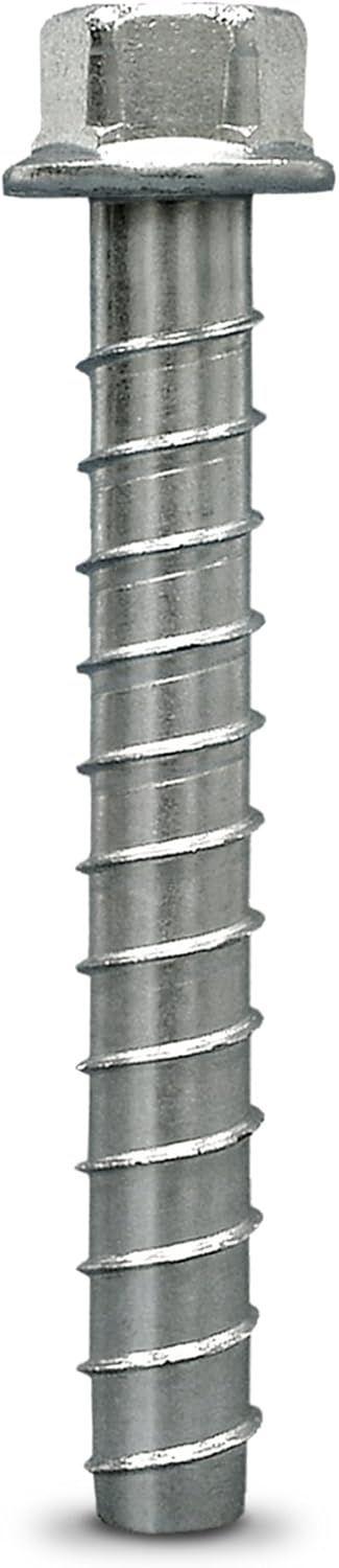 Simpson Strong-Tie THD37300H 3/8"x3" Titen HD Zinc Screw Anchor for Concrete/Masonry (50-Pack) - Grey - Premium