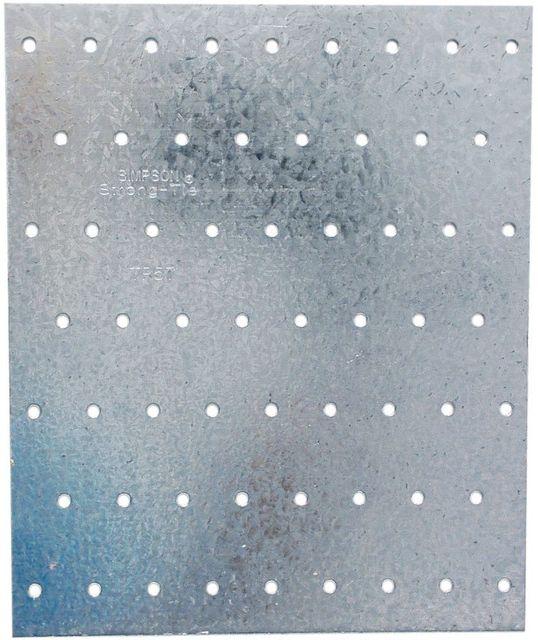Simpson Strong-Tie  TP57 5-3/4" x 7" 20-Gauge Galvanized Tie Plate - Grey - Premium