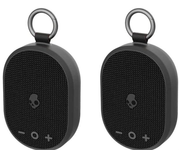 Skullcandy  Kilo Wireless Bluetooth Speaker with Case Bundle (2Pack) - Black - Excellent