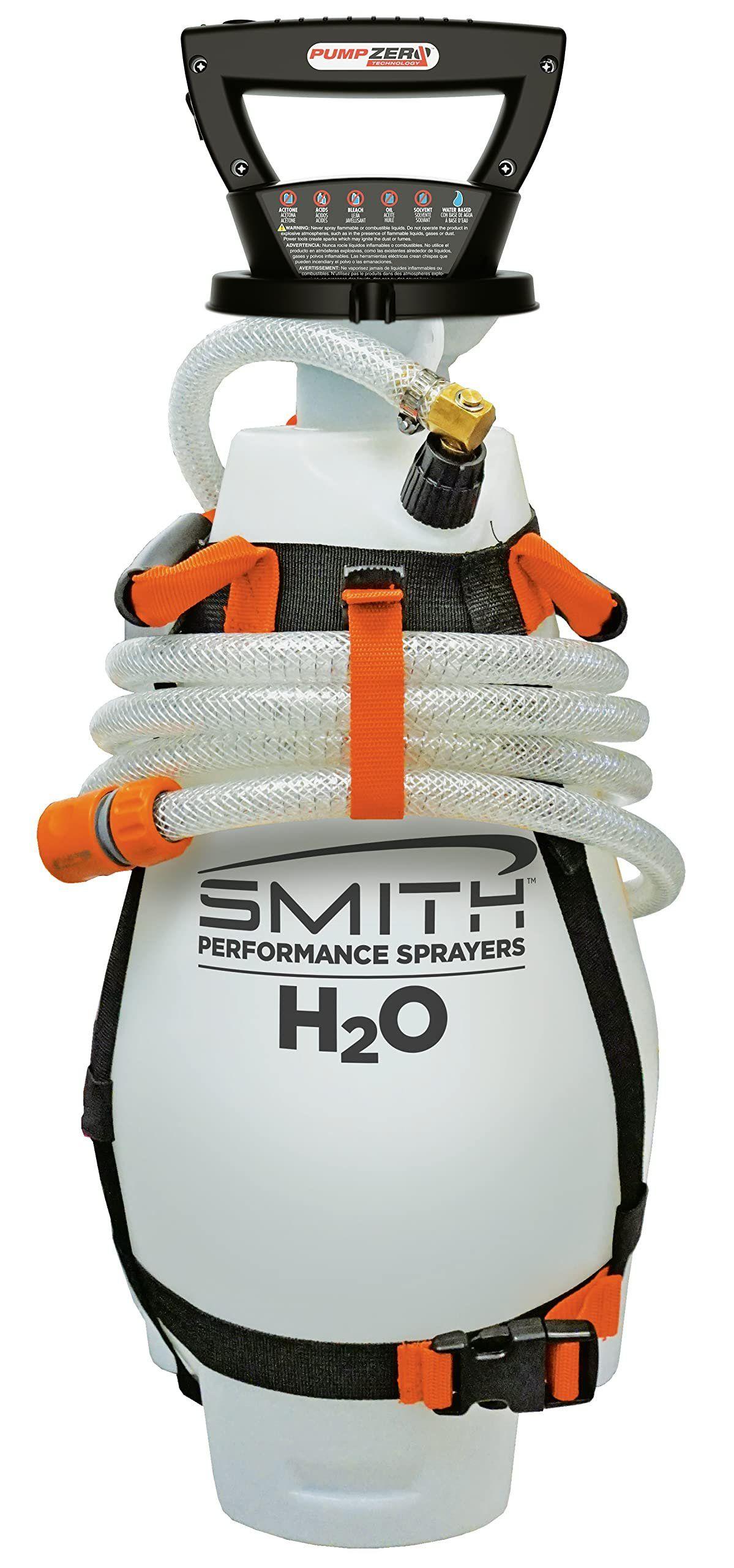 Smith Performance 190655 3 Gallon Tank Li-Ion Powered Zero Pump Concrete Sprayer - White - Premium
