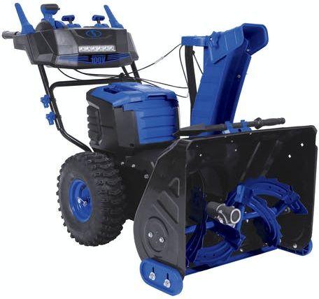 Snow Joe  Cordless Dual-Stage Snow Blower | Core Tool Only (ION100V-24SB-CT) - Black/Blue - Excellent