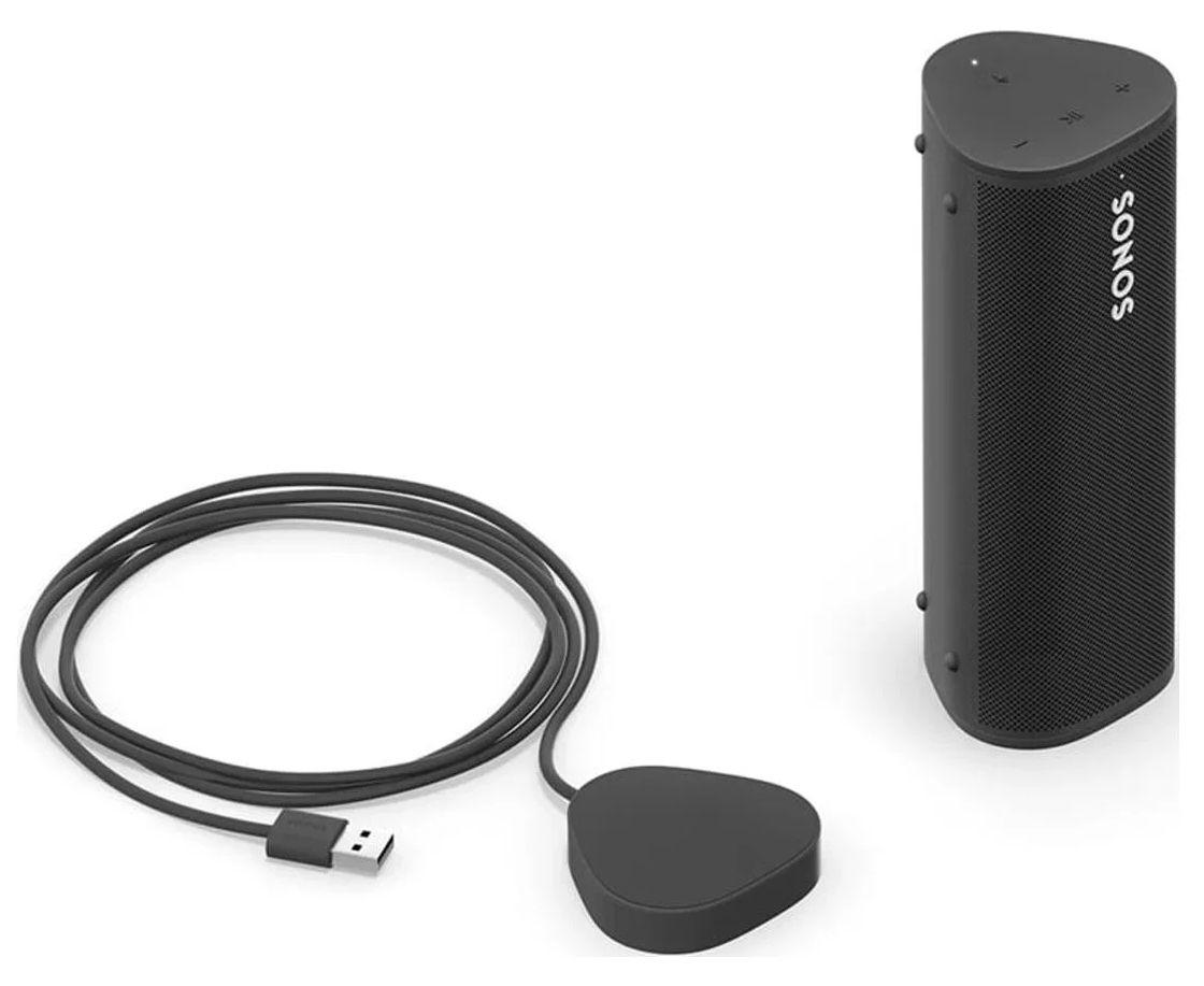 Sonos 1683300 Roam Portable Smart Speaker and Charger Bundle - Black - Acceptable