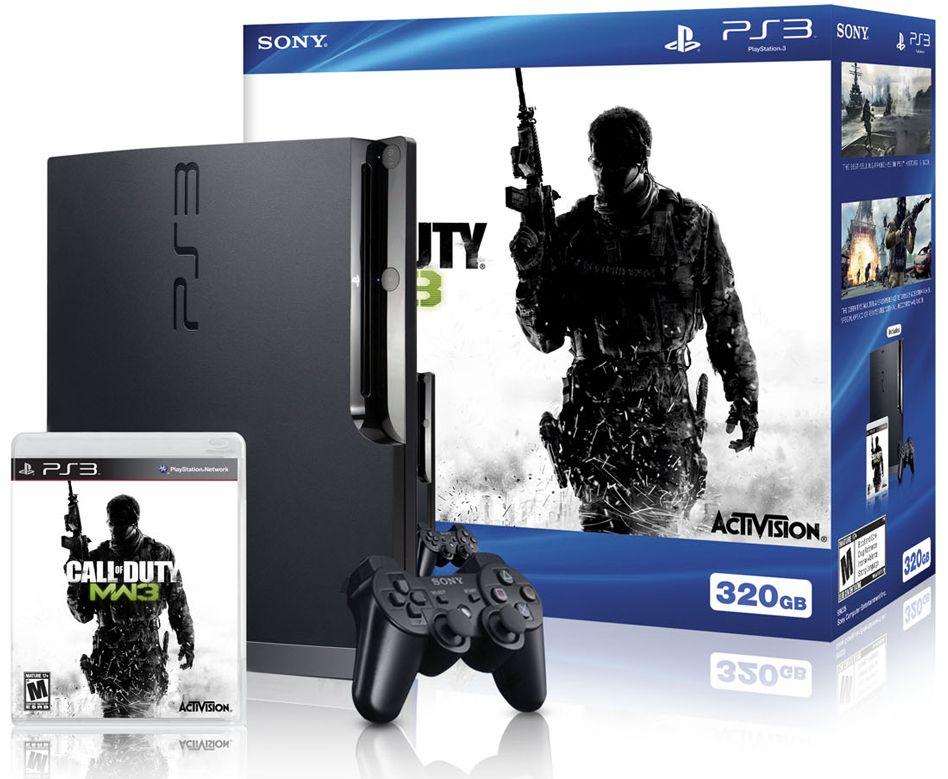 Sony  Playstation 3 HW Bundle - Call of Duty: Modern Warfare 3 - 320GB - Black - Excellent