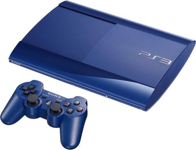 Sony Playstation 3 Super Slim Gaming Console 250GB in Azurite Blue in Pristine condition