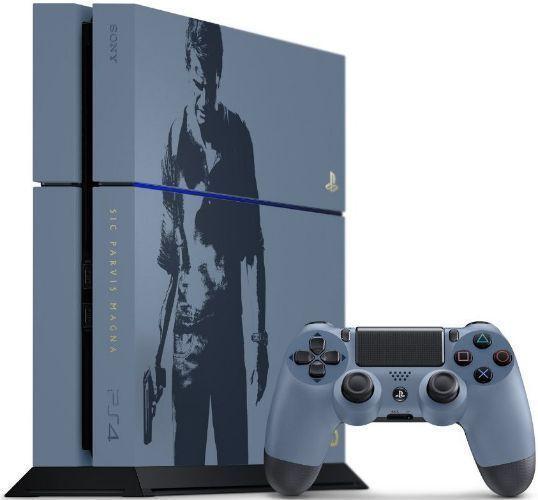 Sony PlayStation 4 Gaming Console 500GB in Uncharted 4 Limited Edition in Pristine condition