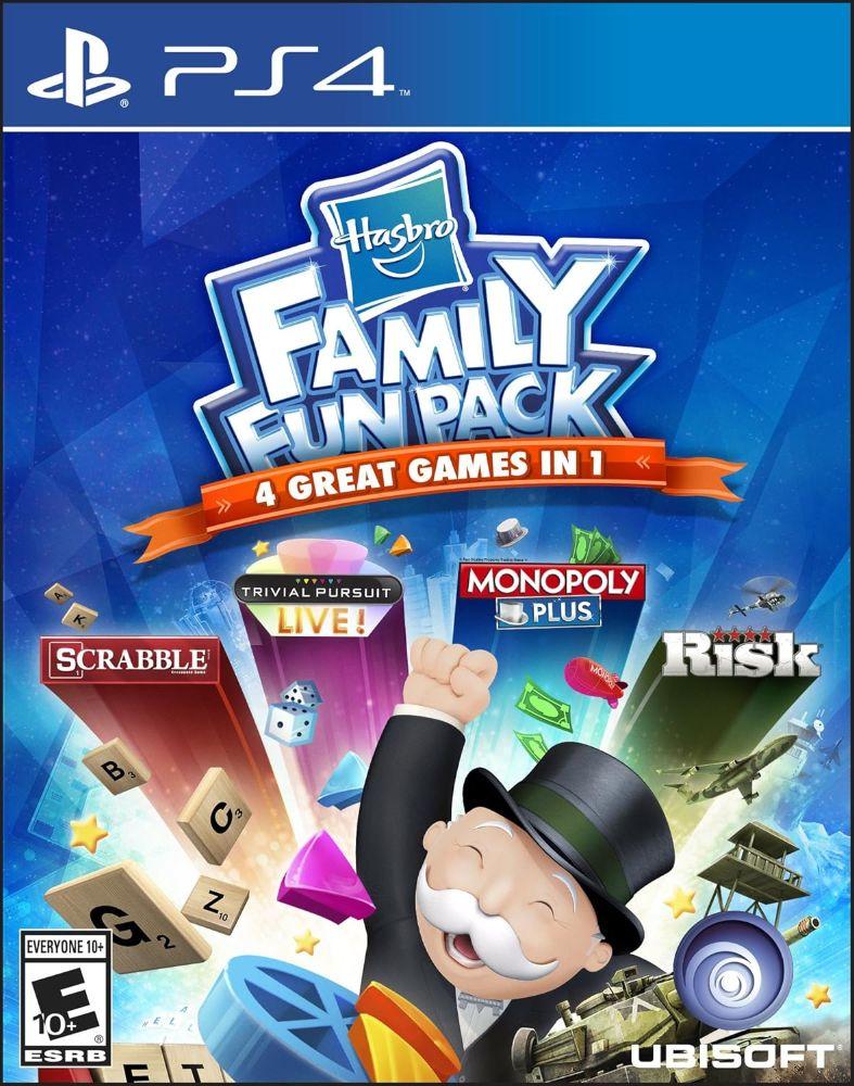 Sony  PS4 Hasbro Family Fun Pack (Standard Edition) Video Game - Blue - Acceptable